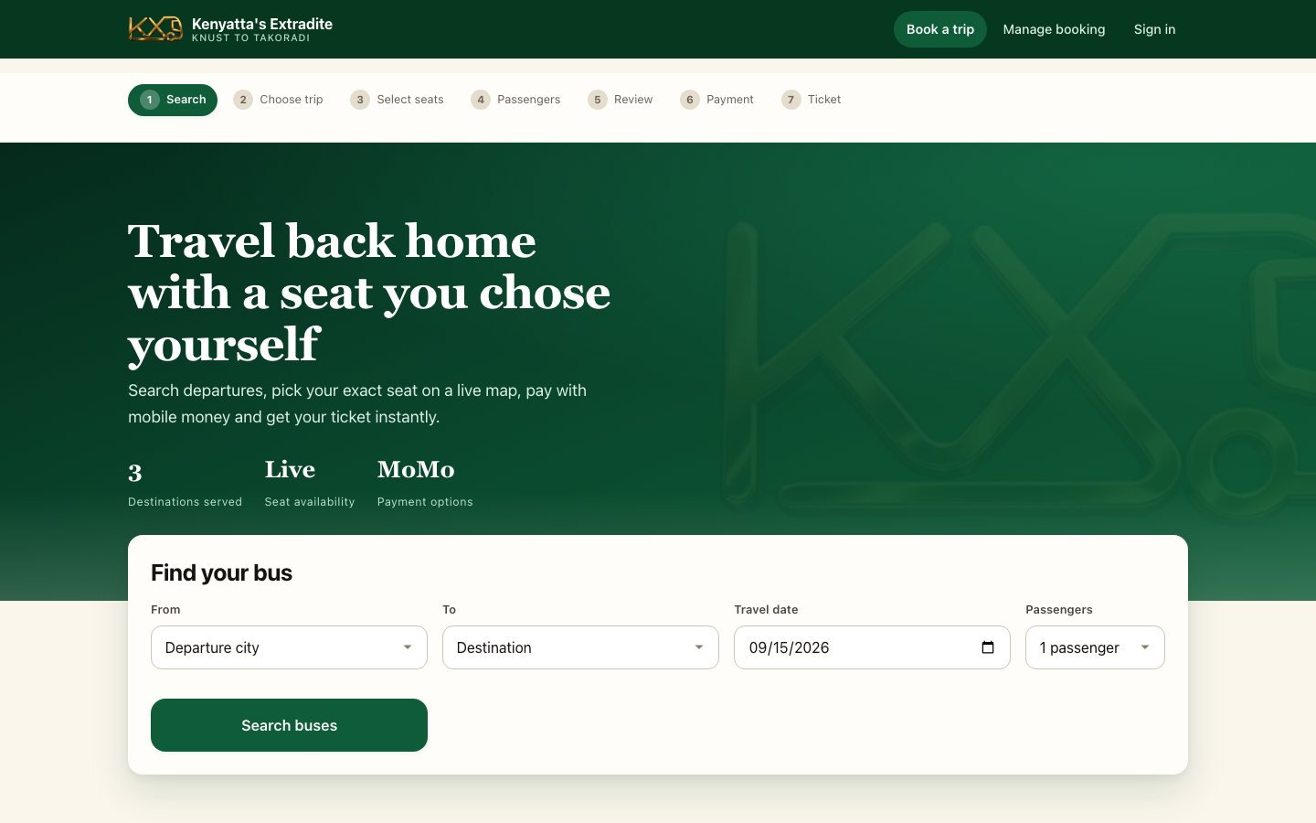 kx bus booking website
